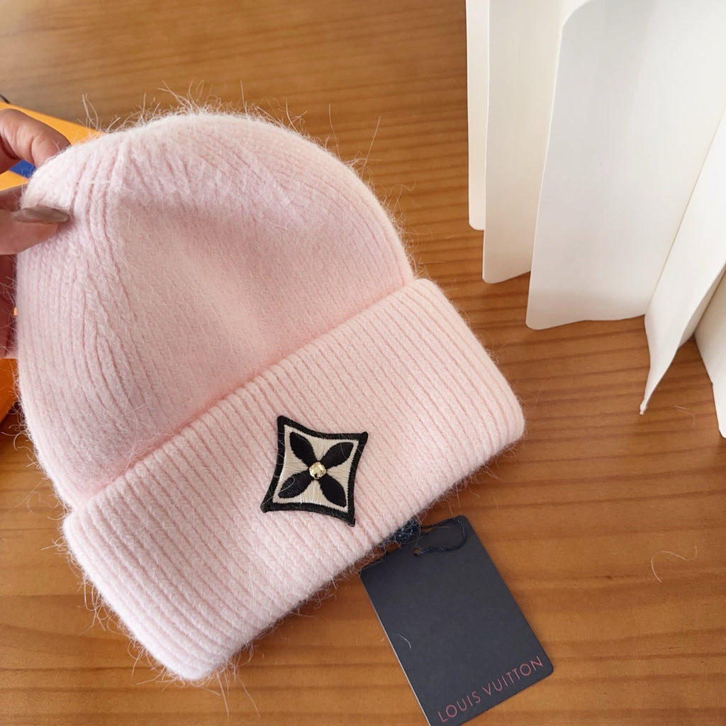 Beanie in Light Pink