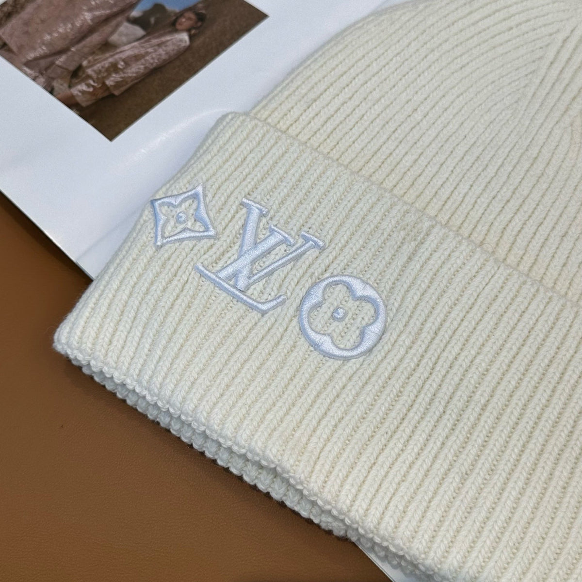 Unisex Knitted Hat White